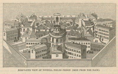 Pássaros olho vista da prisão de campos de Tothill de English School