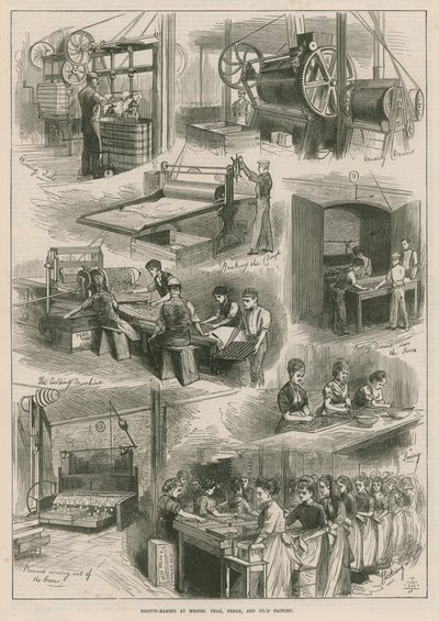 Biscuit-making at Messrs Peak, Fábrica de Frean and Co.s de English School