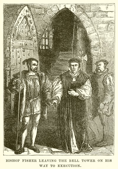 Bispo Fisher Deixando a Torre do Sino em seu Caminho para a Execução de English School