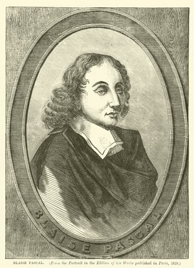 Blaise Pascal (gravura) de English School