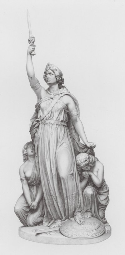 Boadicea (gravura) de English School