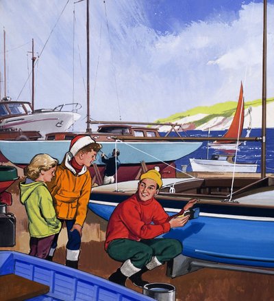 Pintor De Barco de English School