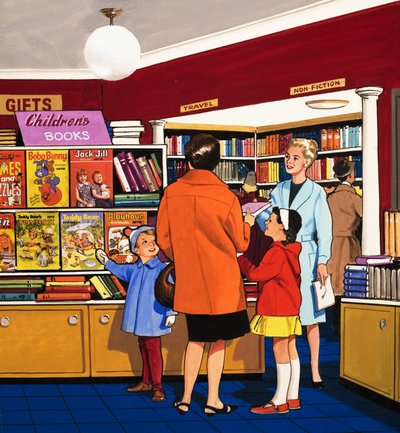 Vendedora de livros de English School