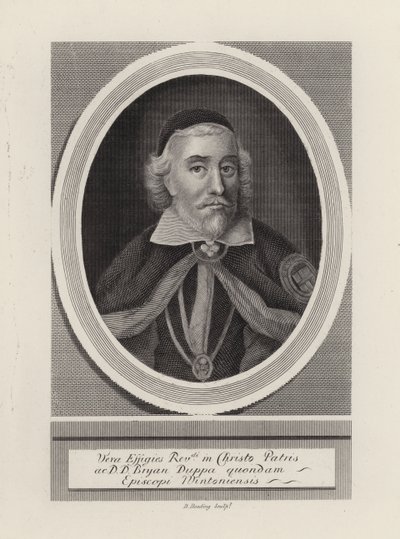 Brian Duppa, Bispo de Winchester (gravura) de English School