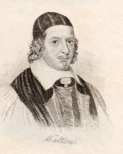 Brian Walton, do &39;Crabb&39;s Historical Dictionary&39;, publicado em 1825 de English School