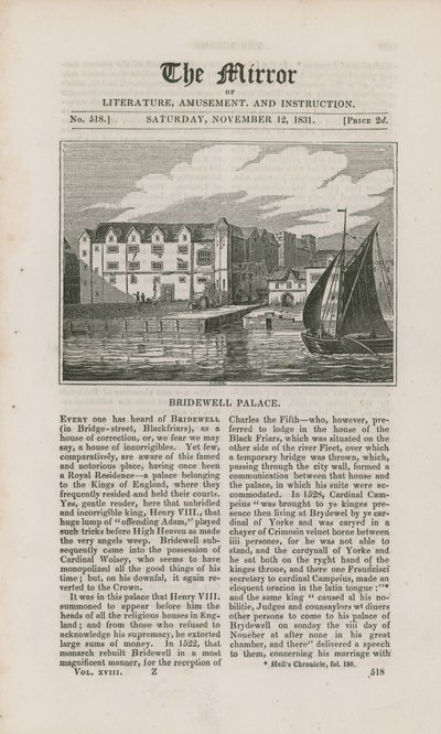 Palácio de Bridewell de English School