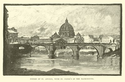 Ponte de St Angelo, com St Peters ao fundo de English School