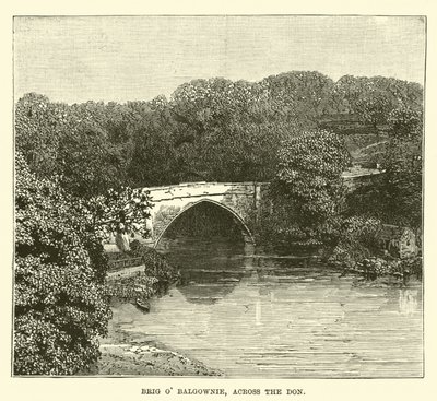 Brig o Balgownie, do outro lado do Don de English School