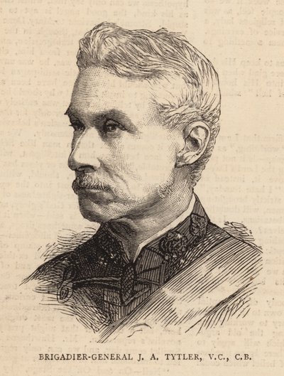 Brigadeiro-General J A Tytler, VC, CB (gravura) de English School