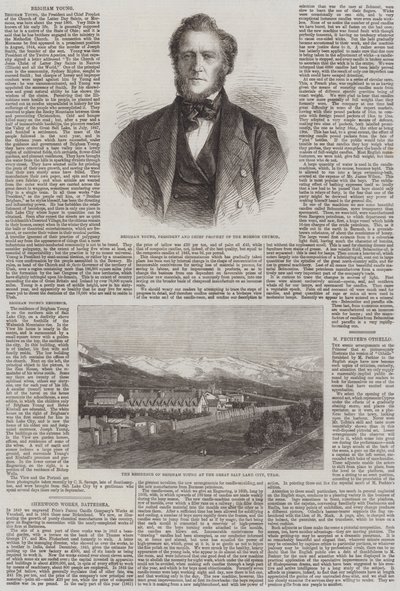 Brigham Young (gravura) de English School