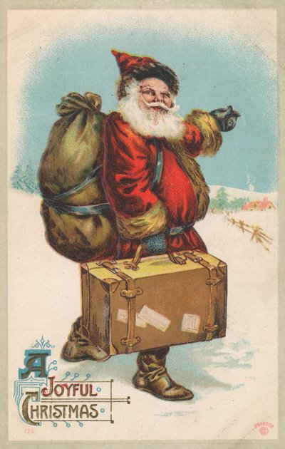 Cartão de Natal britânico de English School
