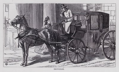 Brougham (gravura) de English School