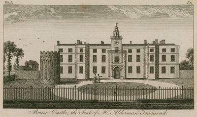 Bruce Castle, Tottenham, Londres, a sede do Sr. Alderman Townsend de English School