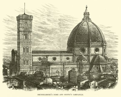 Brunelleschis Dome e Giottos Campanile de English School