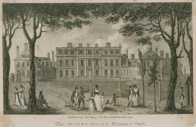 Buckingham House, o Palácio das Rainhas, St Jamess Park de English School