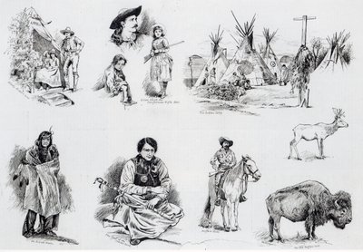 Buffalo Bills Wild West Show, 1887 de English School