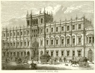 Burlington House, 1875 de English School