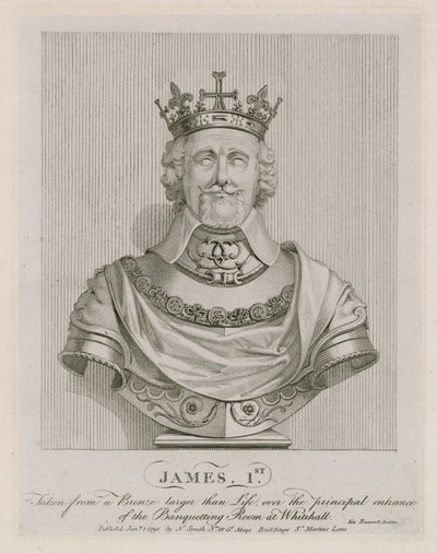 Busto de James I de English School