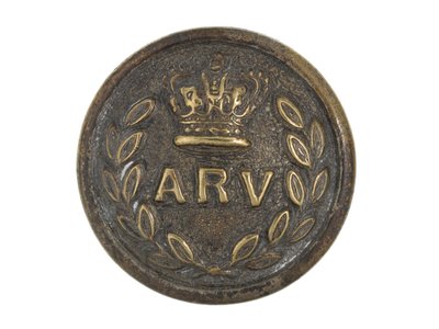 Button, rifles voluntários Allahabad, pré-1901 de English School