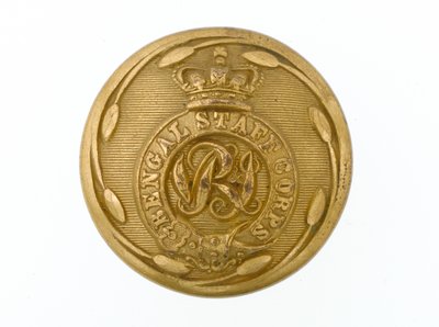 Button, Bengal Staff Corps, 1876-1891 de English School