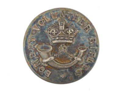 Button, Bombay Volunteer Rifles, pré-1901 de English School