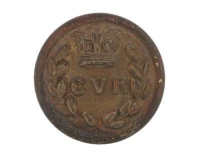 Button, rifles voluntários de Calcutá, pré-1901 de English School