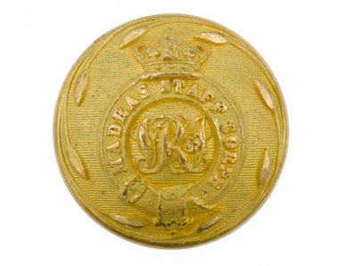 Button, Madras Staff Corps, 1861-1876 de English School