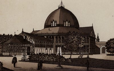 Buxton: O Pavilhão Novo (litho) de English School