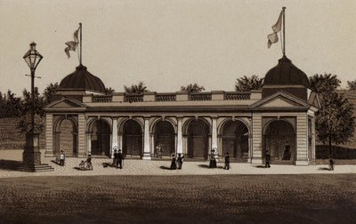 Buxton: A Nova Sala de Bombas (litho) de English School
