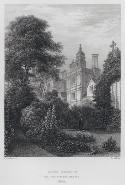 Caius College, dos Jardins dos Companheiros de English School