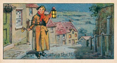 Chamar as Horas, O Vigia (cromolitho) de English School
