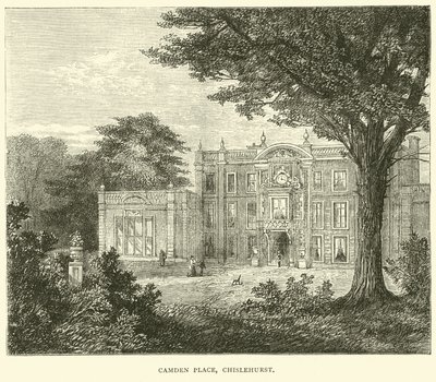 Camden Place, Chislehurst, setembro de 1870 de English School