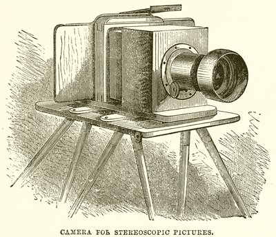 Câmera para fotos estereoscópicas de English School
