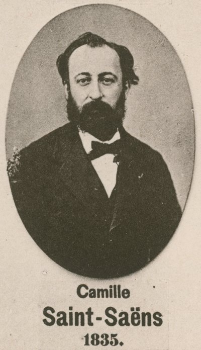 Camille Saint-Saens (gravura) de English School