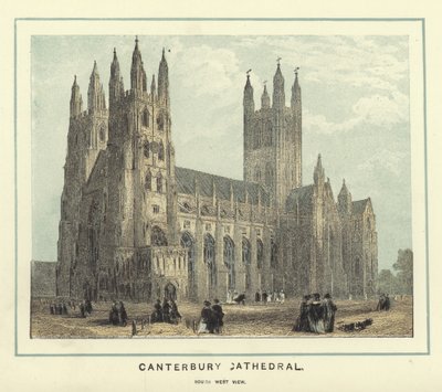 Catedral de Canterbury, vista a sudoeste de English School