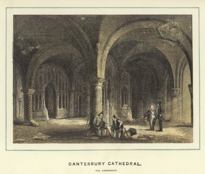 Catedral de Canterbury, o undercroft de English School