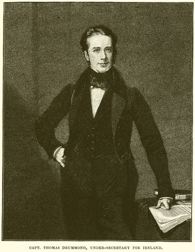 Capitão Thomas Drummond, subsecretário da Irlanda de English School