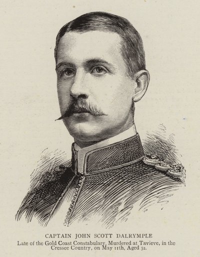 Capitão John Scott Dalrymple (gravura) de English School