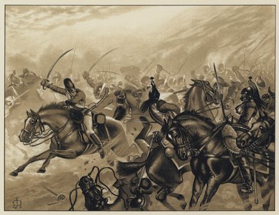 Capitão Norman Ramsay e a sua Bateria de Artilharia a Cavalo em Fuentes D
