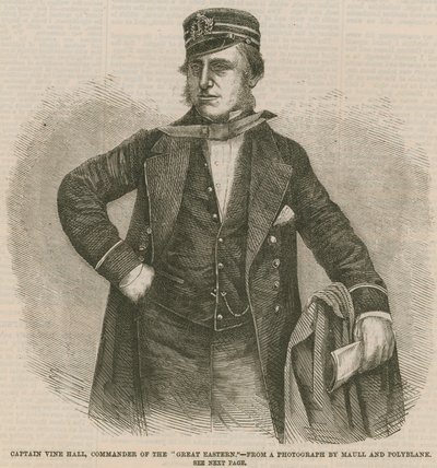 Capitão Vine Hall, Comandante do Great Eastern de English School