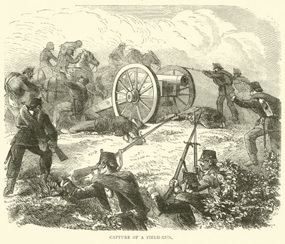Captura de uma arma de campo, outubro de 1870 de English School