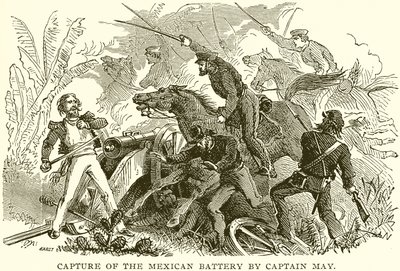 Captura da Bateria Mexicana pelo Capitão May de English School