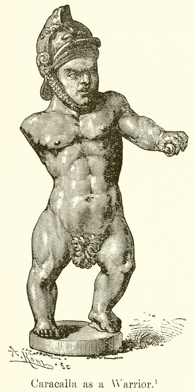 Caracalla como guerreiro de English School