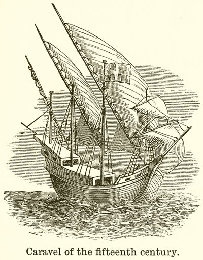 Caravela do século XV de English School