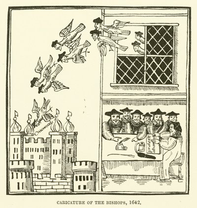 Caricatura dos bispos, 1642 de English School