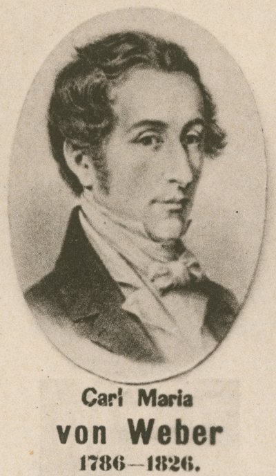 Carl Maria von Weber (gravura) de English School
