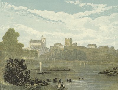Catedral de Carlisle, vista do sudoeste de English School