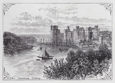 Castelo Carnarvon (gravura) de English School