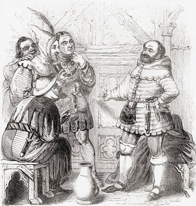 Carpinteiro, armarinho, tecelão, tintureiro e fabricante de tapeçarias da velha Inglaterra: A Pictorial Museum, pub. 1847 de English School