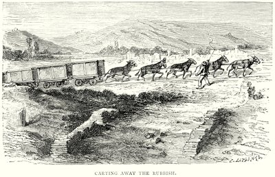 Transportando o lixo (gravura) de English School